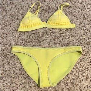 Triangle bathing suit